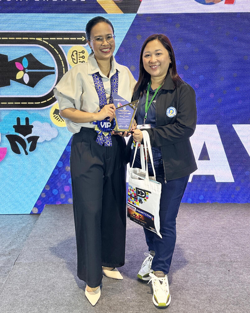 Awarding of Speaker, PrintCOn 2026 at SMX Convention Center, Manila